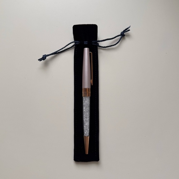 NWT Swarovski Crystalline Stardust Rose Ballpoint Pen - Picture 5 of 5